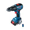 Bosch Parafusadeira Furadeira Impacto GSB 18V-50 18V Brushless com 2 baterias, 1 carregador e maleta